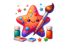 Star Fish Clipart- PNG File Product Image 2