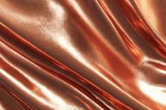 A luxurious rose gold fabric with smooth folds Product Image 1
