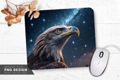 Starry Eyed Eagle Mouse Pad PNG Design Product Image 1