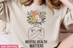 Mental Health Matters PNG, Mental Health Sublimation PNG Product Image 2