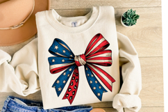 America Bow Svg Design | 4th of july svg | Shirt Svg Product Image 2