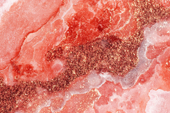 Pink and red marble texture with glittering gold accents Product Image 1