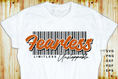 Fearless Limitless Unstoppable, Motivational Quote Shirt SVG Product Image 1