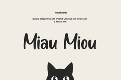 Miau Miou Casual Handwritten Font for Branding Product Image 1