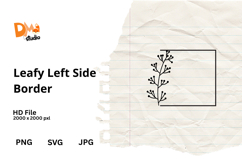 Leafy Left Side Border Product Image 1