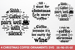 Christmas Coffee Ornaments SVG Product Image 1