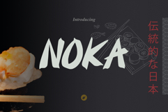 Noka - Brush Font Japan Style Product Image 1