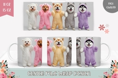 Funny Easter Dogs Design, Easter Animals Mug Template Product Image 1