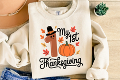 My 1st Thanksgiving Svg | Thanksgiving Svg | Shirt Svg Product Image 2
