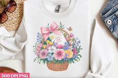 Happy Mothers Day Floral PNG Product Image 2