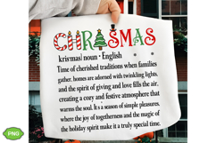 Christmas Definition Print, Merry Christmas PNG, Christmas Product Image 2