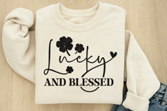 Lucky and blessed SVG Product Image 2