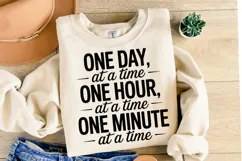 One Day One Hour One Minute Svg | Svg Cut Files | Shirt Svg Product Image 2