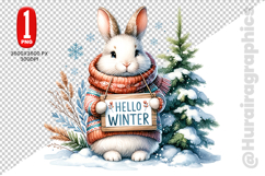 Hellow Winter Clipart - PNG File Product Image 2
