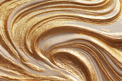 A gold &amp; white swirling patterns and metallic textures Product Image 1