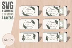 money holder svg, wedding money box, cash envelope svg Product Image 1