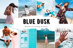 10 Blue Dusk Mobile Lightroom Presets Product Image 1