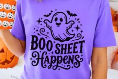 Boo Sheet Happens Svg, Funny Halloween Svg, Funny spooky Svg Product Image 2