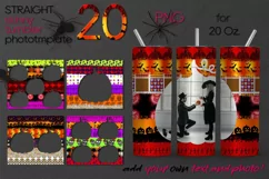 Halloween phototemplate tumbler | 20 Skinny Tumbler designs Product Image 1