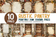 Rustic Pantry Junk Journal Pages Product Image 1
