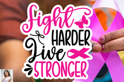 Breast Cancer SVG Sticker Bundle Product Image 8