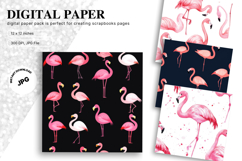 Safari Flamingo Background Wallpaper Animal Studio Backdrop Product Image 1