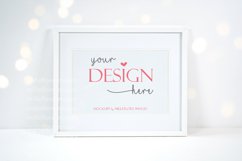 Bokeh Party Horizontal Picture Frame Styled Mockup Photo Product Image 1