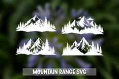 25 Majestic Mountains SVG - Nature Landscape Cut File Product Image 2
