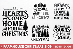 Farmhouse Christmas Sign SVG Product Image 1