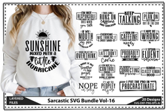 Sarcastic Svg Bundle, Funny Sarcastic Svg Product Image 1