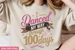 I danced my way through 100 days PNG, 100 Days Of School Sub Product Image 2