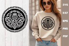 Celtic art SVG, Engraved Laser Cutting board SVG Product Image 2