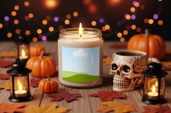 Fall soy candle mockup Product Image 2