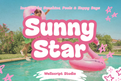 Sunny Star - Summer Display Font Product Image 1