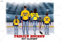 Hockey Family clipart: &quot;HOCKEY CLIPART&quot; Hockey jerseys PNG Product Image 1
