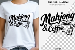Mahjong quote png design for T-shirts Product Image 1