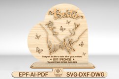 Personalized Bestie Hands Heart Sign SVG Product Image 1