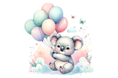 Cute Koala Clipart - PNG File Product Image 2