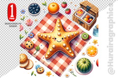 Star Fish Clipart- PNG File Product Image 1