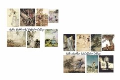 7 Pages of VINTAGE Arthur Rackham Fairy Tale Art Images Product Image 2