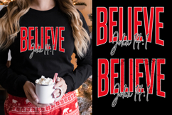 Believe Christian Christmas Svg, Bible Verse, Faith svg, Product Image 1