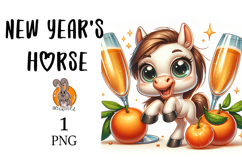 New Year&#039;s horse Product Image 1