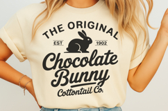 The original est.1902 chocolate bunny cottontail SVG Product Image 2