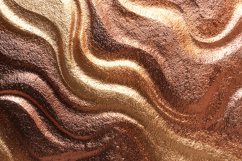 A textured, metallic surface with wavy patterns Product Image 1