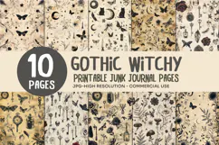 Witchy Botanical Junk Journal Pages Product Image 1