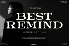 Best Remind - Elegant Editorial Serif Font Product Image 1