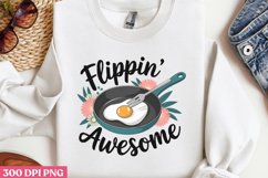 Flippin Awesome PNG, Kitchen Quotes Clipart PNG Product Image 2