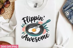 Flippin Awesome PNG, Kitchen Quotes Clipart PNG Product Image 2