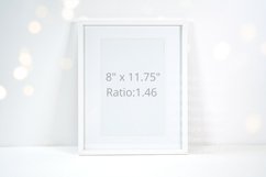 Bokeh Party Vertical Picture Frame Styled Stock Mockup Photo Product Image 4
