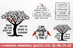 Cardinal Memorial Quotes SVG Product Image 1